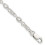 Pulseira em prata de lei 925 polida, com fecho lagosta de 7,5 polegadas e 5,1 mm de largura - Pulseira feminina 1