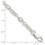 Pulseira em prata de lei 925 polida, com fecho lagosta de 7,5 polegadas e 5,1 mm de largura - Pulseira feminina 2