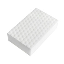 Lot de 10 éponges nettoyantes PWPSG pour la maison, la cuisine, les murs, la salle de bain et les chaussures (blanches).