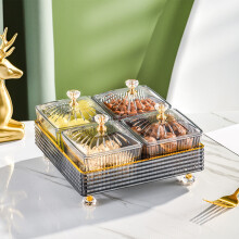 Assiettes à fruits, assiettes à apéritifs compartimentées, compatibles avec la décoration intérieure, salon, table basse, cadeaux de Noël,