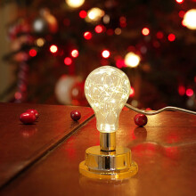 Liquidação! Luminária Noturna VALSEEL com Lâmpada Dourada, Abajur de Mesa para Escritório, Luminária Decorativa com Carregador, Luz Quente,