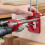 Drill Stand, Hex-Driven/Movable Drill Stand for Cordless Screwdriver and Drill, for Round Surfaces and Workpieces 4