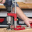 Drill Stand, Hex-Driven/Movable Drill Stand for Cordless Screwdriver and Drill, for Round Surfaces and Workpieces 2