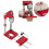 Drill Stand, Hex-Driven/Movable Drill Stand for Cordless Screwdriver and Drill, for Round Surfaces and Workpieces 5