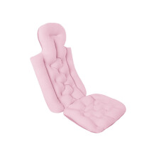 Uanit Adult Bath Mat with Suction Cups, Full Body Spa Pillow for Bathtub, Non-Slip Back & Headrest Cushion