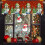 Cortinas de Natal 53,9x17,7 polegadas, Cortinas de Inverno para Quarto, Cortinas com Árvore de Natal para Sala de Estar, Cortina para Casa de Campo, 5