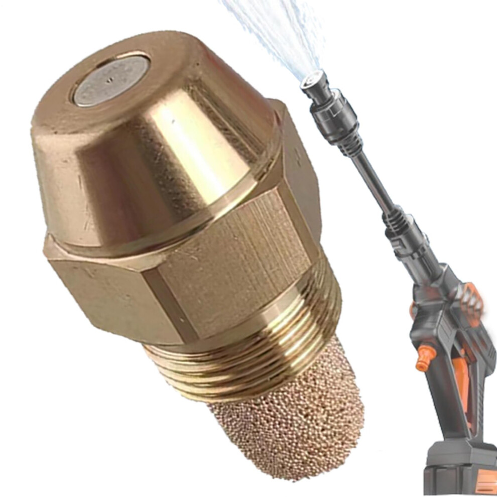 Oil Burner Nozzle 0.35 Gph 60 Degree Brass Fuel Spray For Furnace Heater Boiler Energy Saving 9174973947325