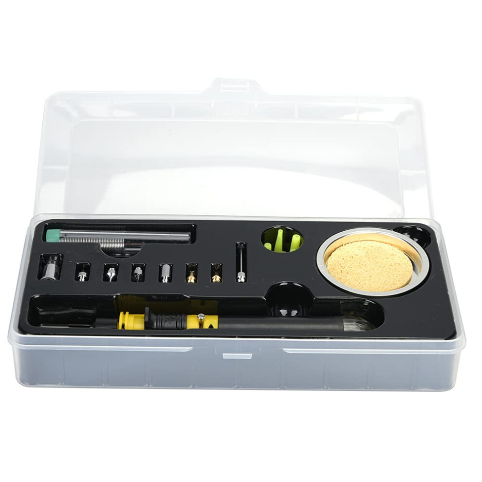 Self Igniting Butane Soldering Iron Pen With Ergonomic Grip, Cordless Gas Welding Tool Yellow 9113335011489