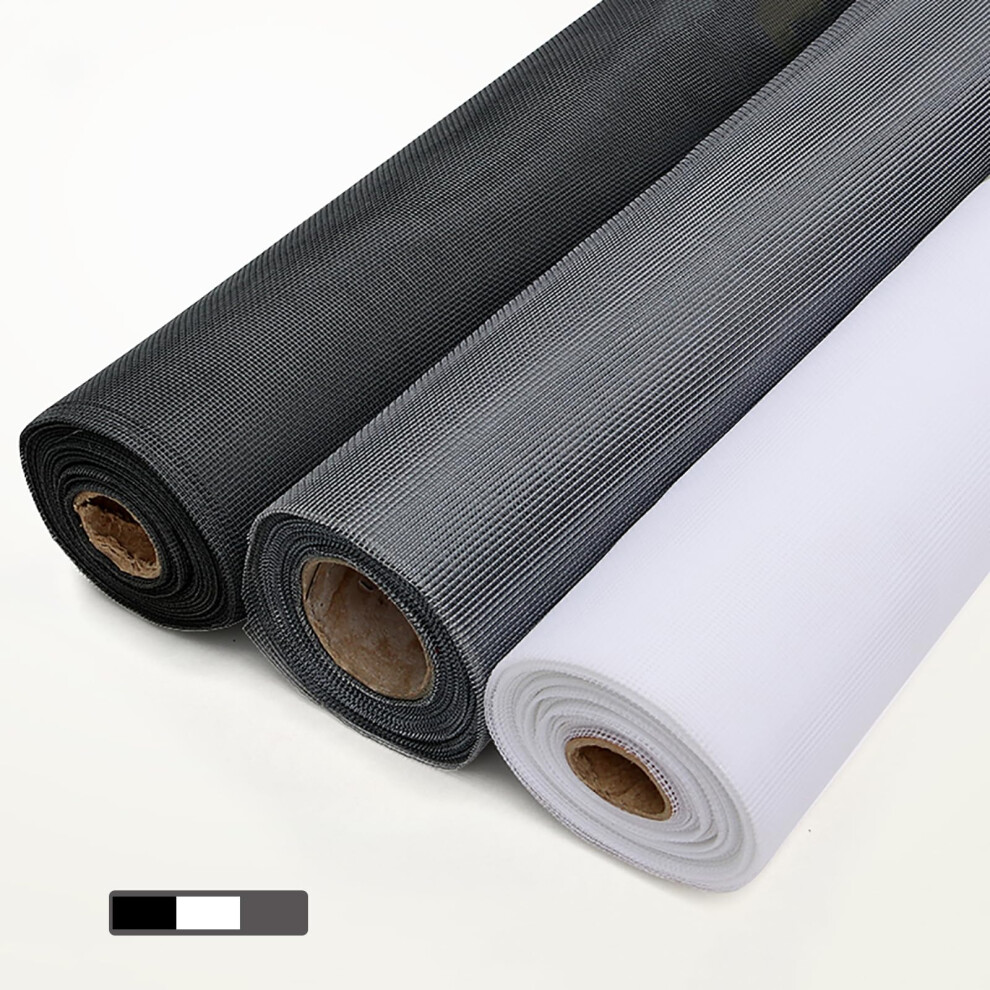 Fiberglass Window Screen Mesh Roll 1.2X8m White, Bug Proof Fly Screen For Home Windows, Uvresistant 9174973947721