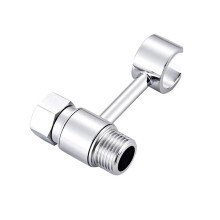 Shower Head Holder 360 Rotatable Solid Brass Wall Mounted Bracket for Handheld Shower
