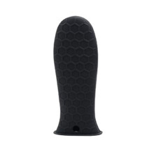 Cast Iron Skillet Handle Cover Heat Resistant NonSlip Silicone Pan Holder Sleeve Black L