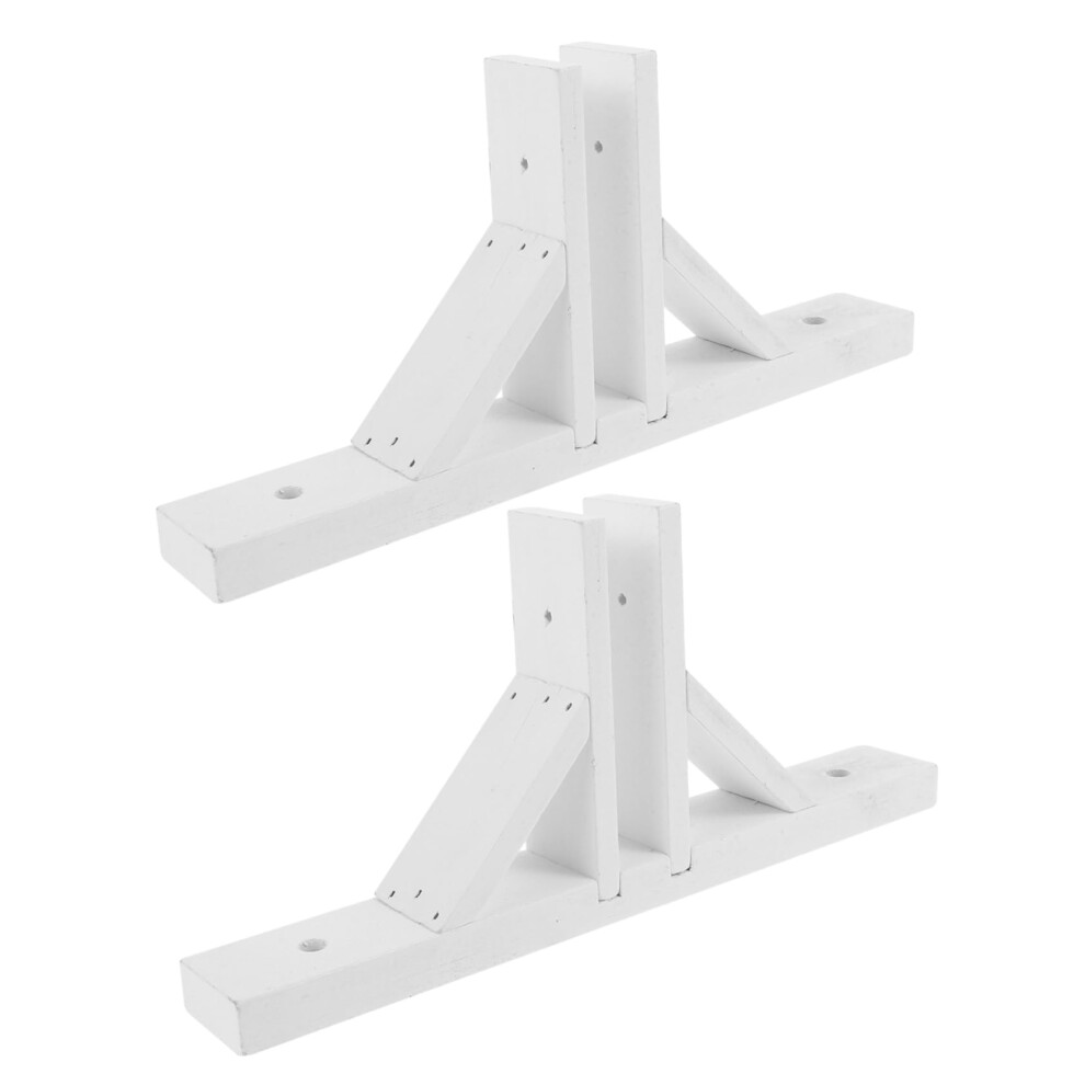 Garden Fence Base Solid Wood Post Support For Diy Decorative Borders, Secure And Durable 9113335012172