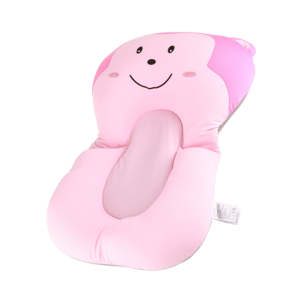 Infant Bath Support Pillow Newborn Bath Supporter Floating Foldable Adjustable Universal Baby Bath Mat Nonslip Bathtub Mat Soft Adjustable Fixation