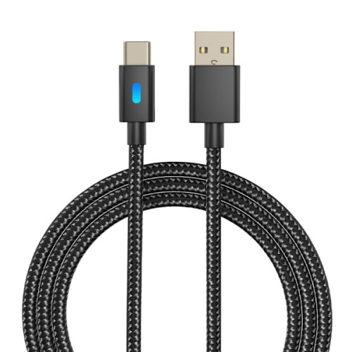 USB-C naar USB-A kabel voor snelladen, Type-C oplaadkabel voor PS5-controller, gamecontroller, USB-oplader