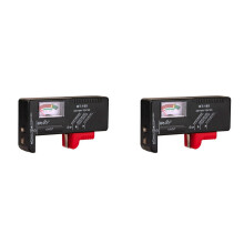 2 x BT-168AA/AAA/C/D/9V/1,5V Baterie uniwersalne guzikowe Miernik kodowany kolorami Wskazuje napięcie Tester BT168
