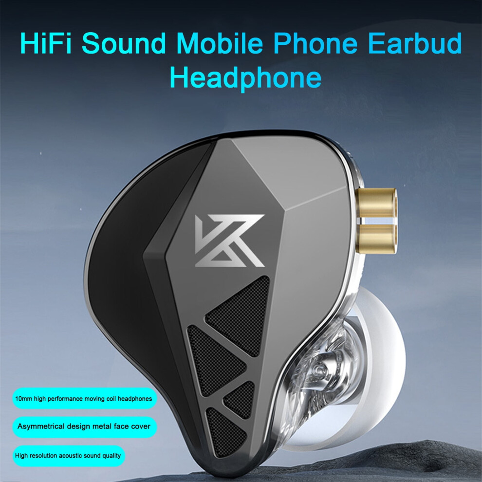Susuchens Kz-Edxs Wired Earphones, In-Ear Ergonomic Design, Deep Bass, 3.5Mm, Dynamic Line Control, Hifi Sound, Sport Wear, Without Mic 9395123855844