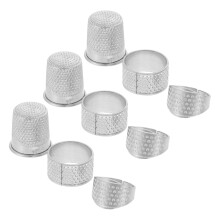 15 Pcs Sewing Thimble Quilting Thimbles Stitch Accessories Embroidery Finger Cot Thicken
