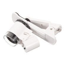High Power Jewelry Microscope Mobile Phone Clip Magnifying Glass Sturdy Magnifier Loop Portable Jewlery Clip-on