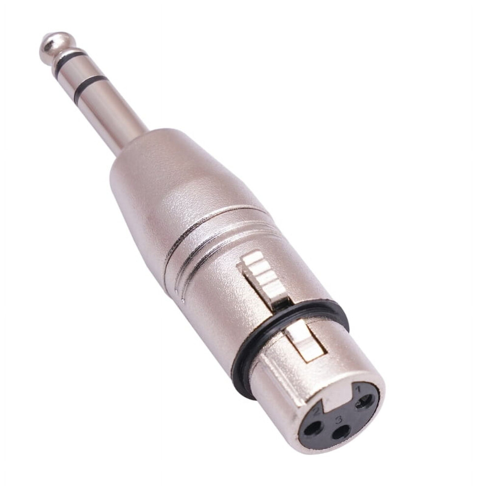 Jzrocker 3-Pin Xlr Female To 6.35Mm 1/4'' Stereo Audio Microphone Connector For Speaker 9395123948010