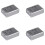 4x USB 2.0 Auto Sharing Switch 2-Port Hub Adapter Switcher für 2 PC Drucker USB Switch Geräte Unterstützung 1