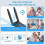 Adaptor WIFI USB 1300Mbps pentru PC Desktop Rețea wireless 2.4G + 5G 3