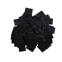 100 Stück wiederverschließbare Pillenbeutel aus Kunststoff, schwarz