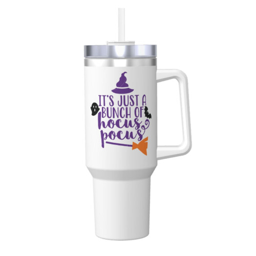 Hocus Pocus Ποτήρι 40oz με λαβή και καπάκι από καλαμάκι, μονωμένο ποτήρι, μπουκάλι νερού 1
