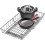 Simple Organizer Pull Out Under Cabinet Sliding Shelf for Kitchen,Bathroom, Pantry Pan and Pot Lid, Silver 1