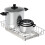 Simple Organizer Pull Out Under Cabinet Sliding Shelf for Kitchen,Bathroom, Pantry Pan and Pot Lid, Silver 8