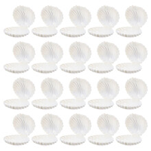 20 Stück Bonbonboxen, Bonbongläser, Kunststoff-Muschelhalter, Organizer-Boxen, kleine Bonbonschalen