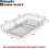 Simple Organizer Pull Out Under Cabinet Sliding Shelf for Kitchen,Bathroom, Pantry Pan and Pot Lid, Silver 2