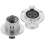 Audio Socket2Pcs Female3Pin Adapter Connector Microphone Speaker Zinc Alloy 1