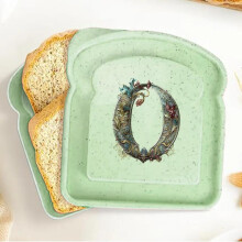 DEKAXID Customizable Toast Keeper With Lid - Fresh Bread Storage Box 26 Letters Available