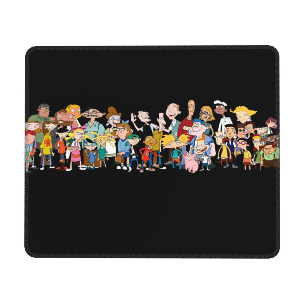 Hey Arnold Rubber Lock Edge Mouse Pad, Office Desk Pad, Writing Pad, Multi Code Game Pad Mouse Pads For Computers Laptop Mouse Mouse Pad 9395123070759