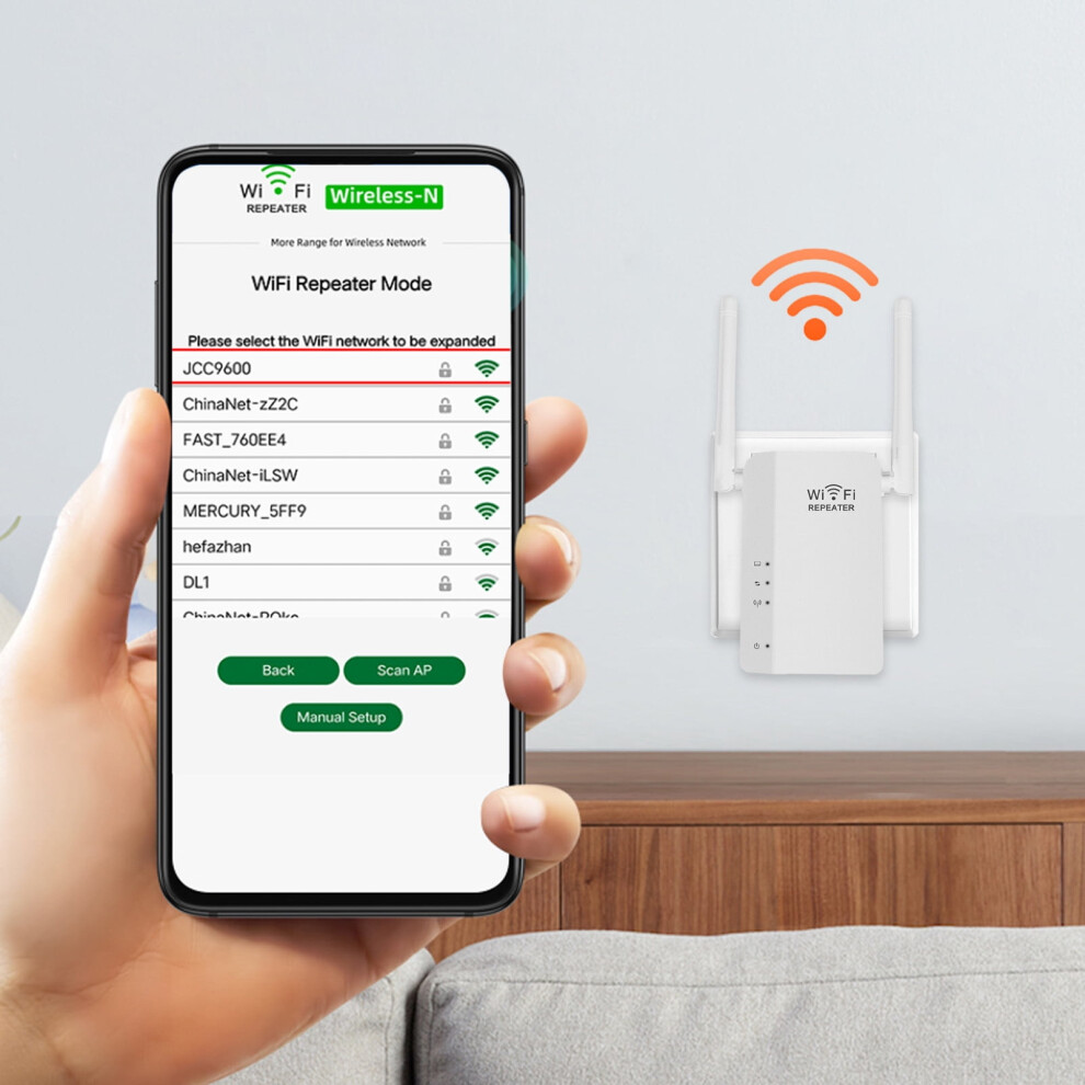 Quinlirra Easter Gifts For Women And Men Clearance Wifi Extender Compatible With 300Mbps Wifi Booster For Home 2.4Ghz 9395123071510