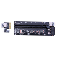 Cable jixopn PCI-E USB3.0 para minería, dedicado a minería, 16X, longitud de línea 60 cm, Highter Qu-13998
