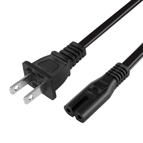 AC6' netsnoer, zwart, E365822