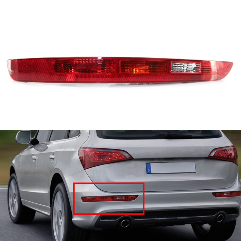 Rear Bumper Reflector Cover Left Side Waterproof Dustproof Safety For Audi Q5 20092017 Light 9174973949350