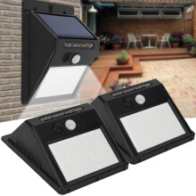 Jadeshay Portable Solar Sensor Lights Outdoor 20 LED Wireless Waterproof Solar Motion Sensor Wall Lights for Fence Patio Deck Yard Garden