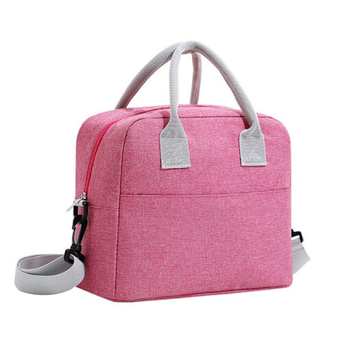 Borsa termica per il pranzo per studenti, colore rosa