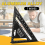 7inch Metric Triangle Ruler for Woodworker Black 7