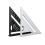 7inch Metric Triangle Ruler for Woodworker Black 5