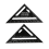 7inch Metric Triangle Ruler for Woodworker Black 2