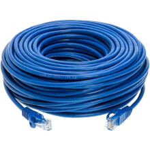Síťový patch kabel Snagless Cat5e Ethernet, modrý, 75 stop (2,1 m), 2,1 m