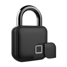 jixopn Tuya Lucchetto per bagagli impermeabile senza chiave, ricaricabile tramite USB, compatibile con Bluetooth, per interni ed esterni