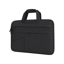 15-tommer tablet-etui med høj kapacitet, bærbart og vandtæt laptop-etui til at bære, sort 15-tommer bærbar computer