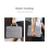 Capa protetora portátil e impermeável para tablet de 15 polegadas, com alta capacidade, ideal para transportar laptops de até 15 polegadas (preta). 3