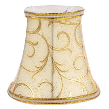 Klosz Eease Golden Burlap Clip-On do żyrandola i kinkietu