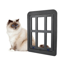 Porta telada para cães TITOUMI, com trava interna para animais de pequeno e médio porte, fechamento magnético e resistente para gatos.