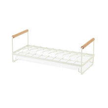 Jacenvly Kerstdecoraties Binnenrek voor kommen en servies, geschikt voor keukenkastjes, lekbak zonder perforaties, organizer voor eetstokjes.